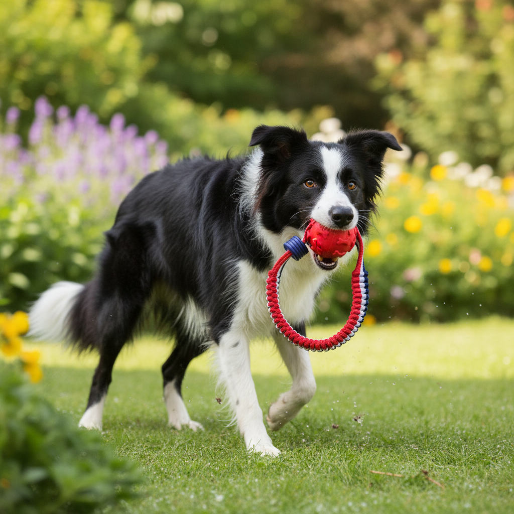 Ball on a Rope — Border Collie