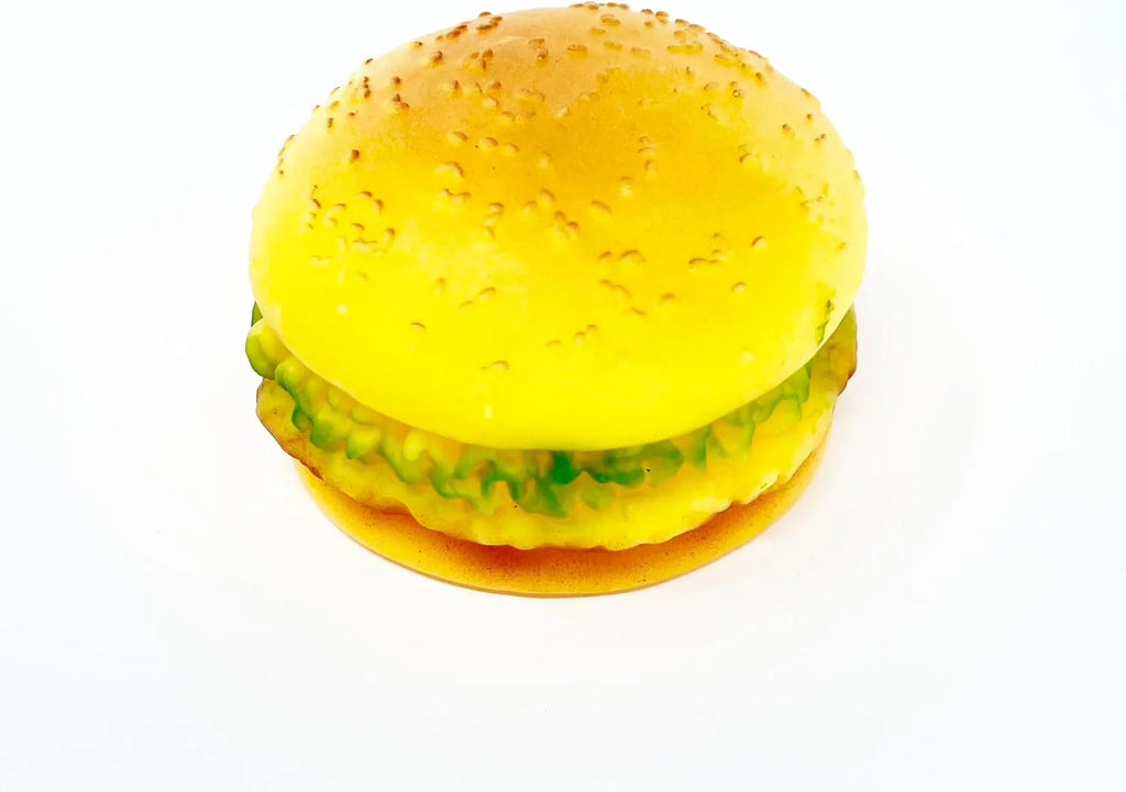 Quietschender Burger-Hundeball
