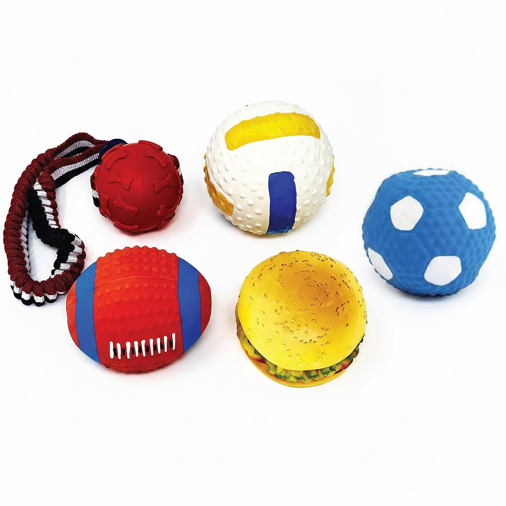 Dog Balls Set - Flat Lay